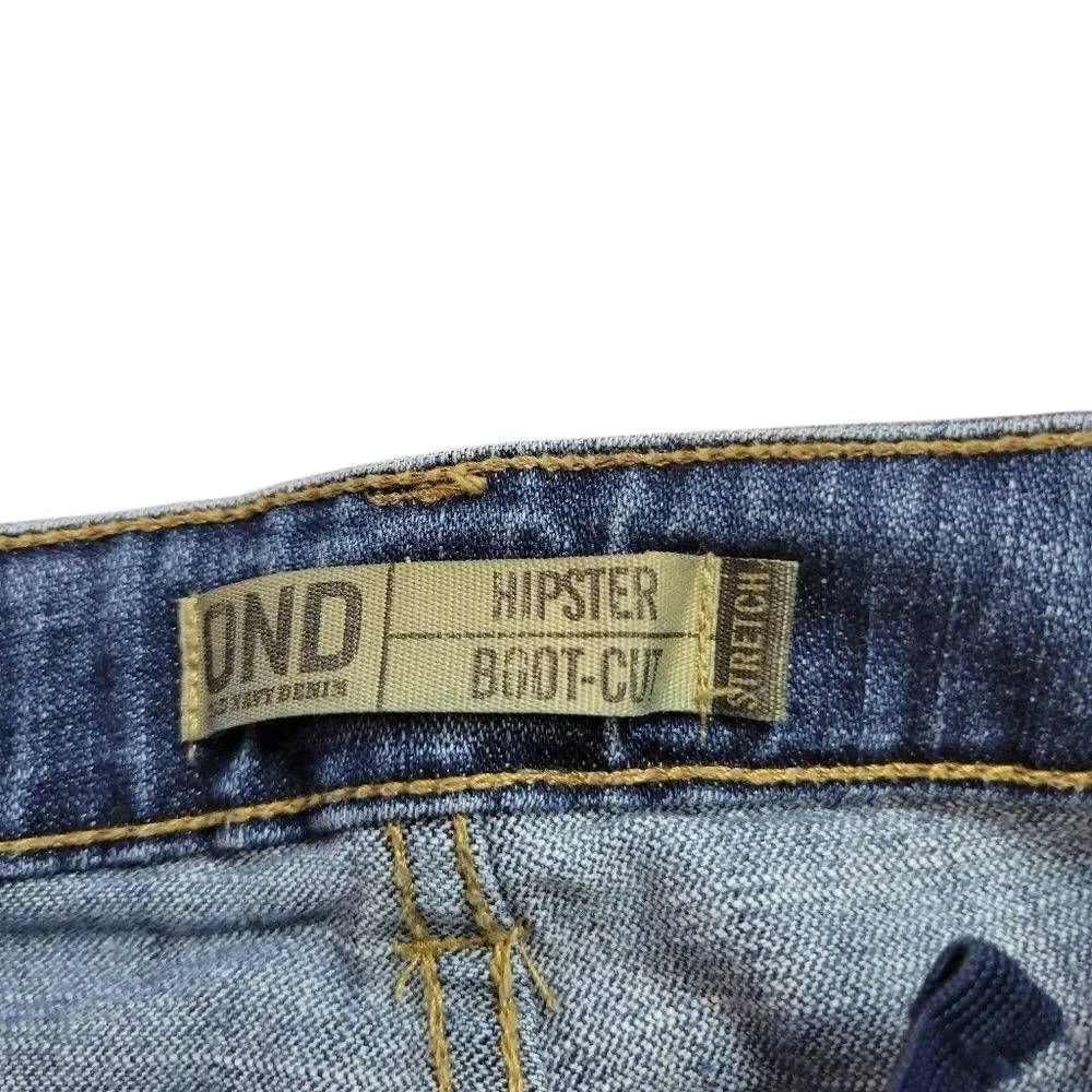 Old Navy hipster bootcut jeans 7 slim